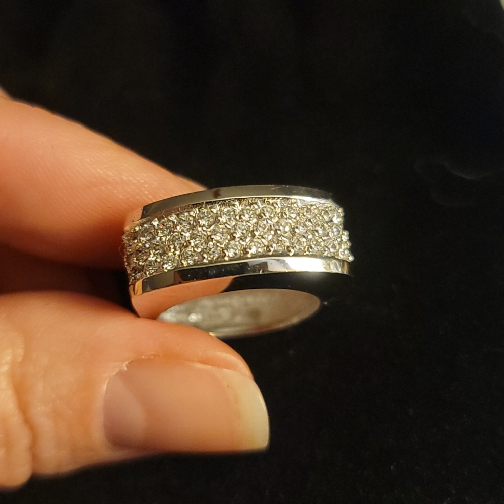 Victoria Wieck Sterling silver Ring with CZs